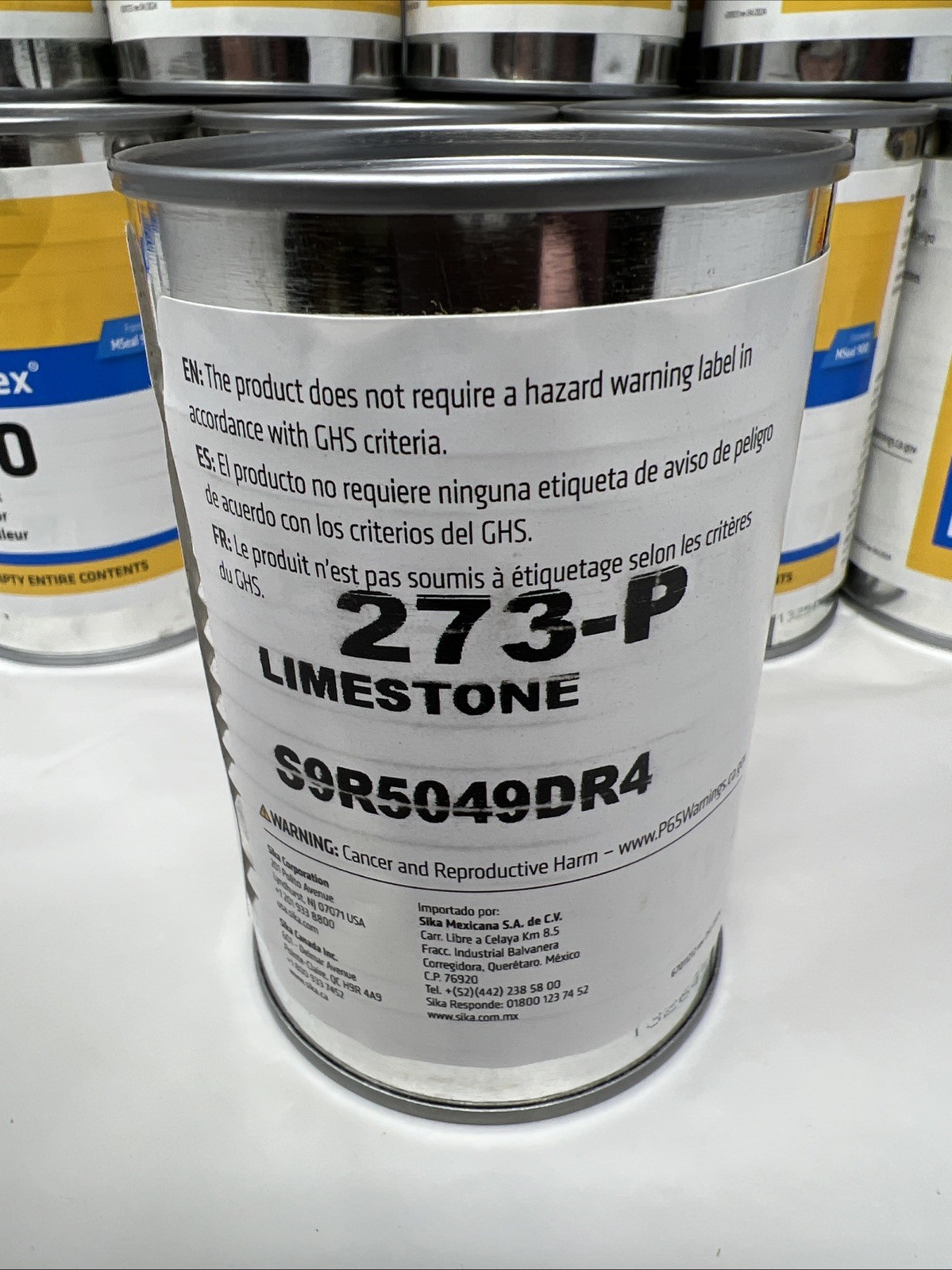 Sikaflex 900 Color Pack 273-P, Limestone, 10.5oz Cans ( Lot of 45x Cans)