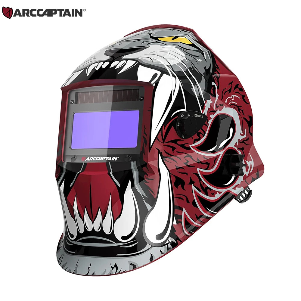 ARCCAPTAIN MIG Welder 200Amp 6 in 1 Aluminum LED Stick/Lift TIG + Welding Helmet