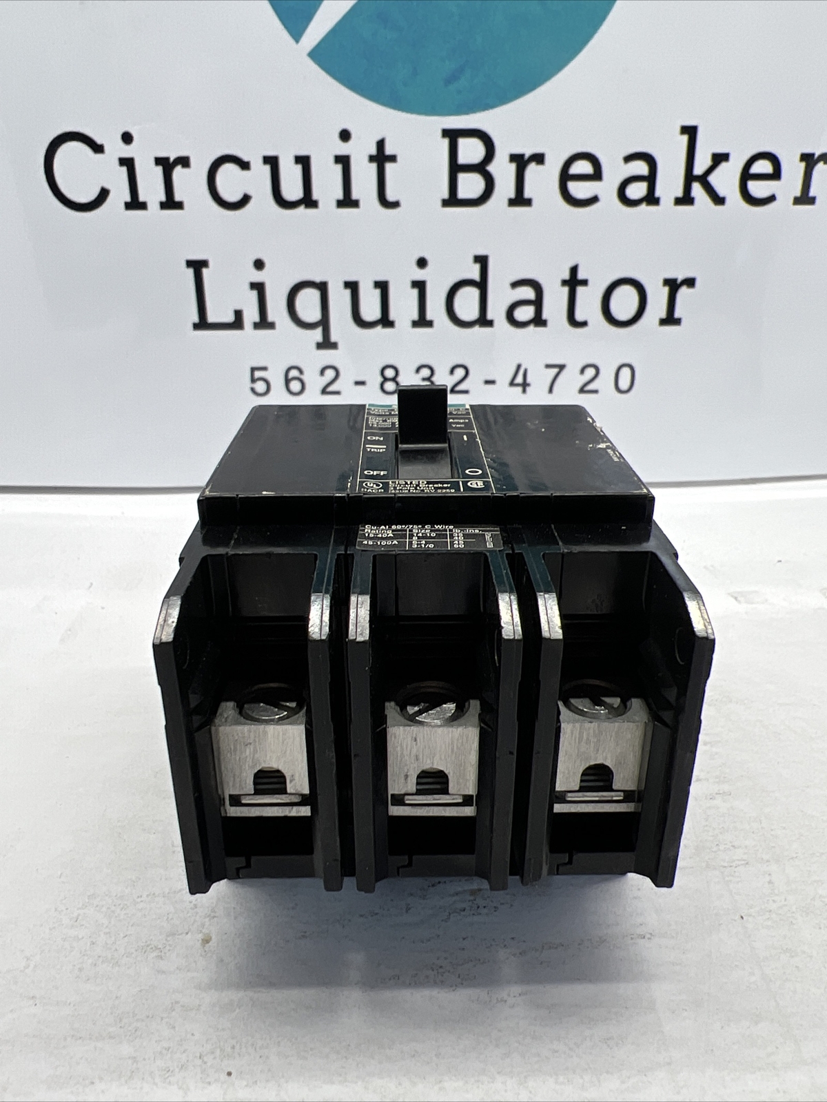 Siemens BQD330 3 Pole 30 Amp 480 Volt Circuit Breaker Refurbished