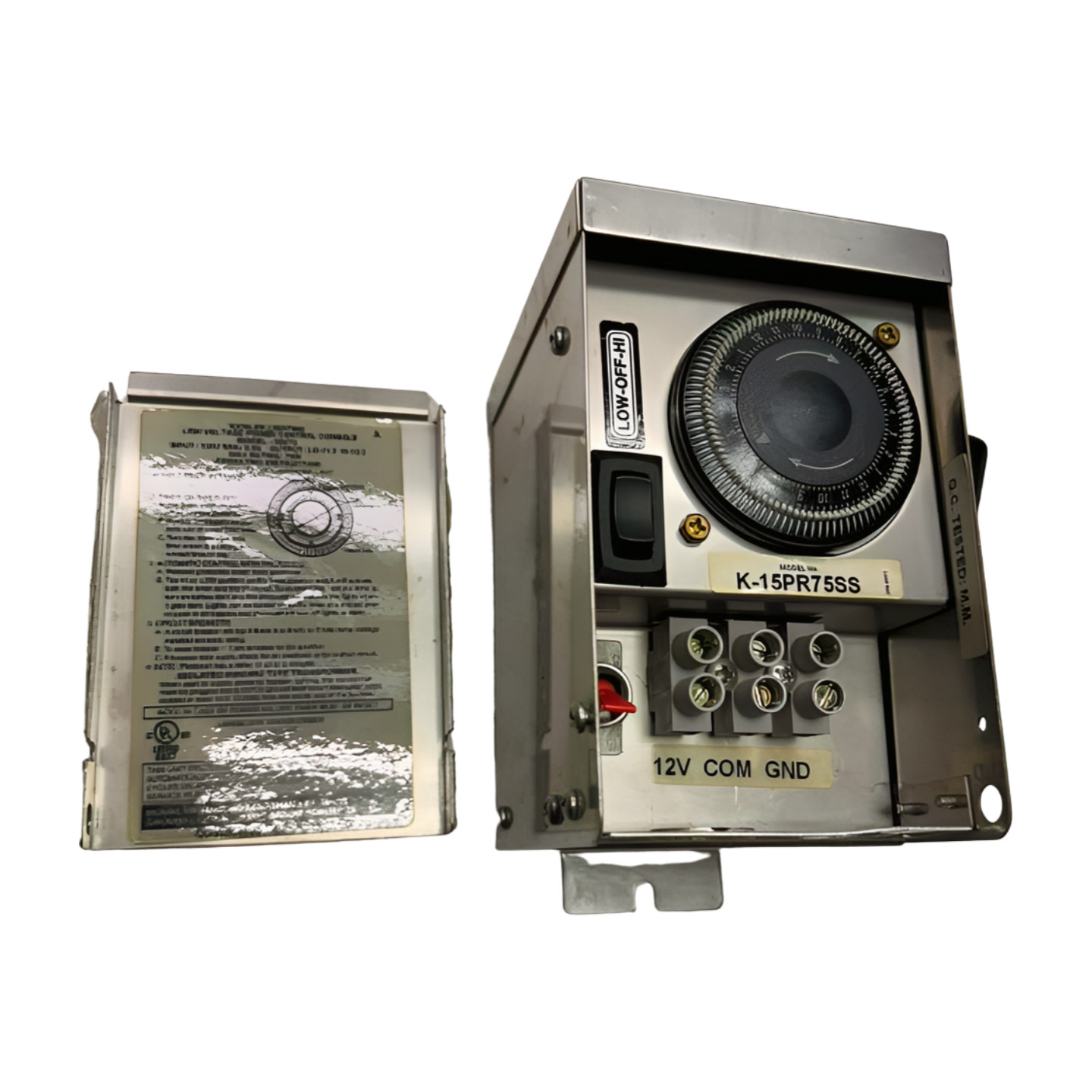 Kichler Lighting K-15PR75SS Low Voltage Power Control Console, 120V, 0.6A, 30075