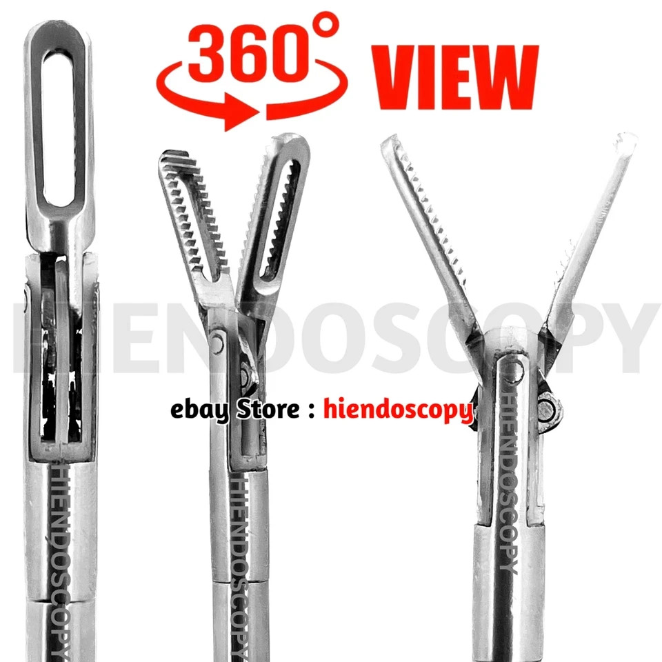 Laparoscopic Fenestrated Bissinger Bipolar Forceps 5mmx330mm New
