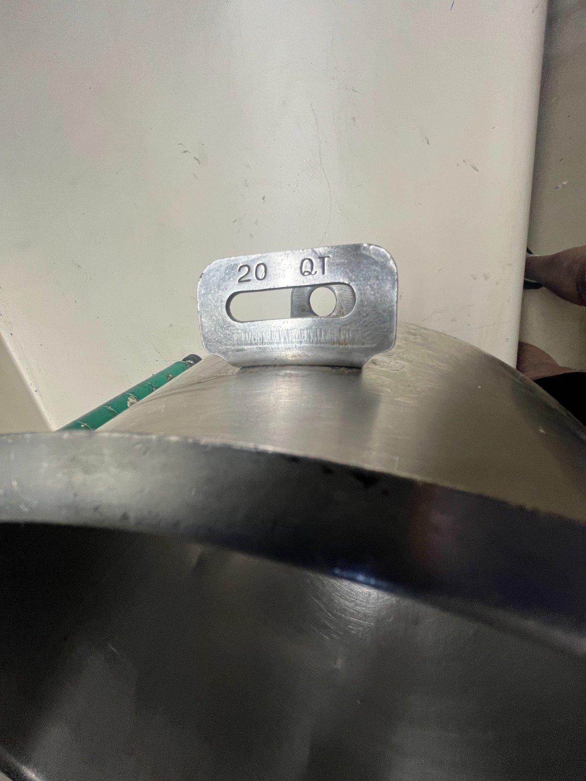 20 Qt S/S mixer bowl for a Hobart A-200 bench top dough mixer