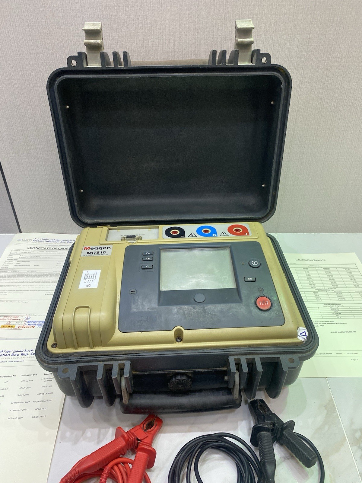 Megger MIT510 5KV Insulation Tester (Calibration 03-2026 To 03-2027)