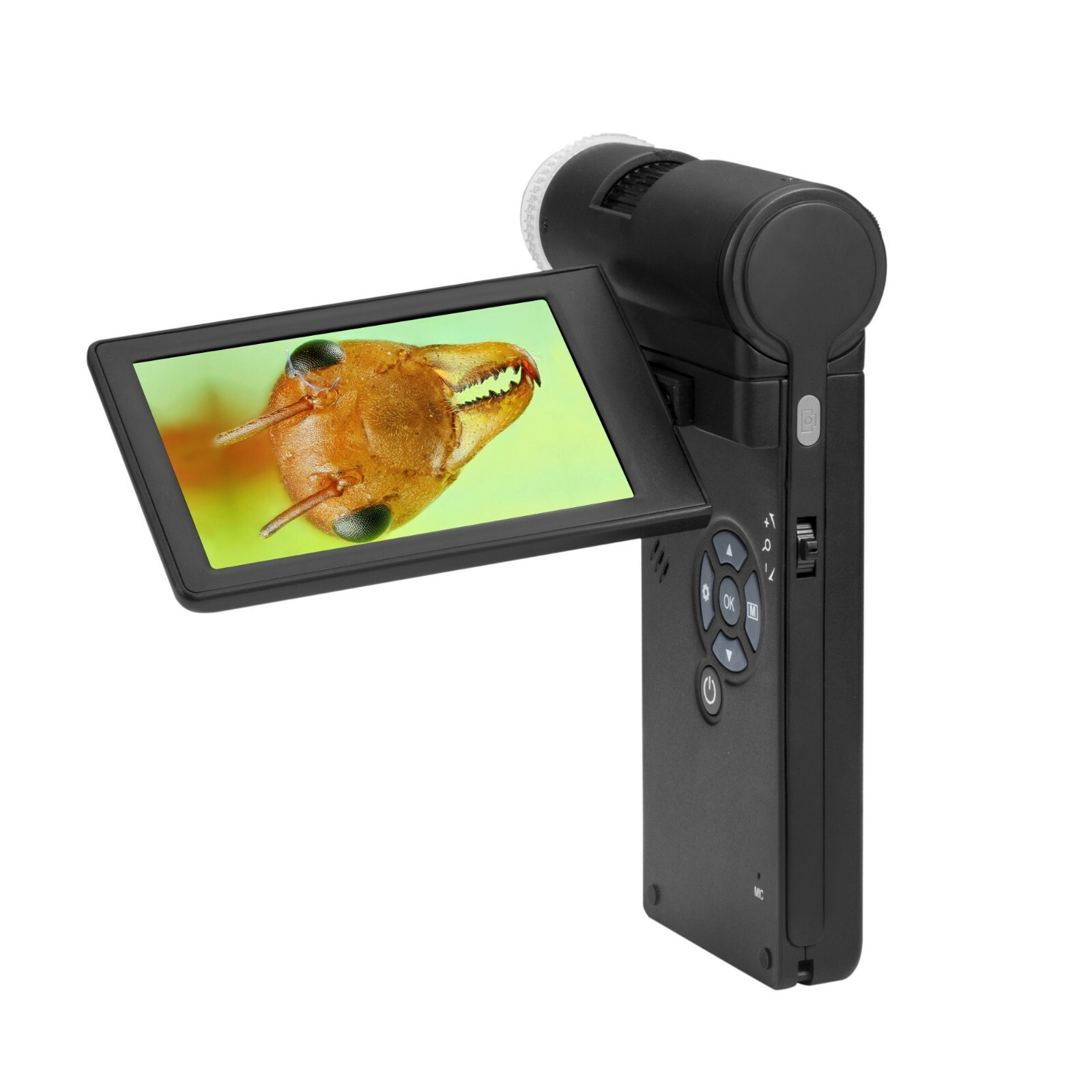 Vividia UM049 Portable LCD Digital Microscope max.300x with 4″ LCD and Polarizer