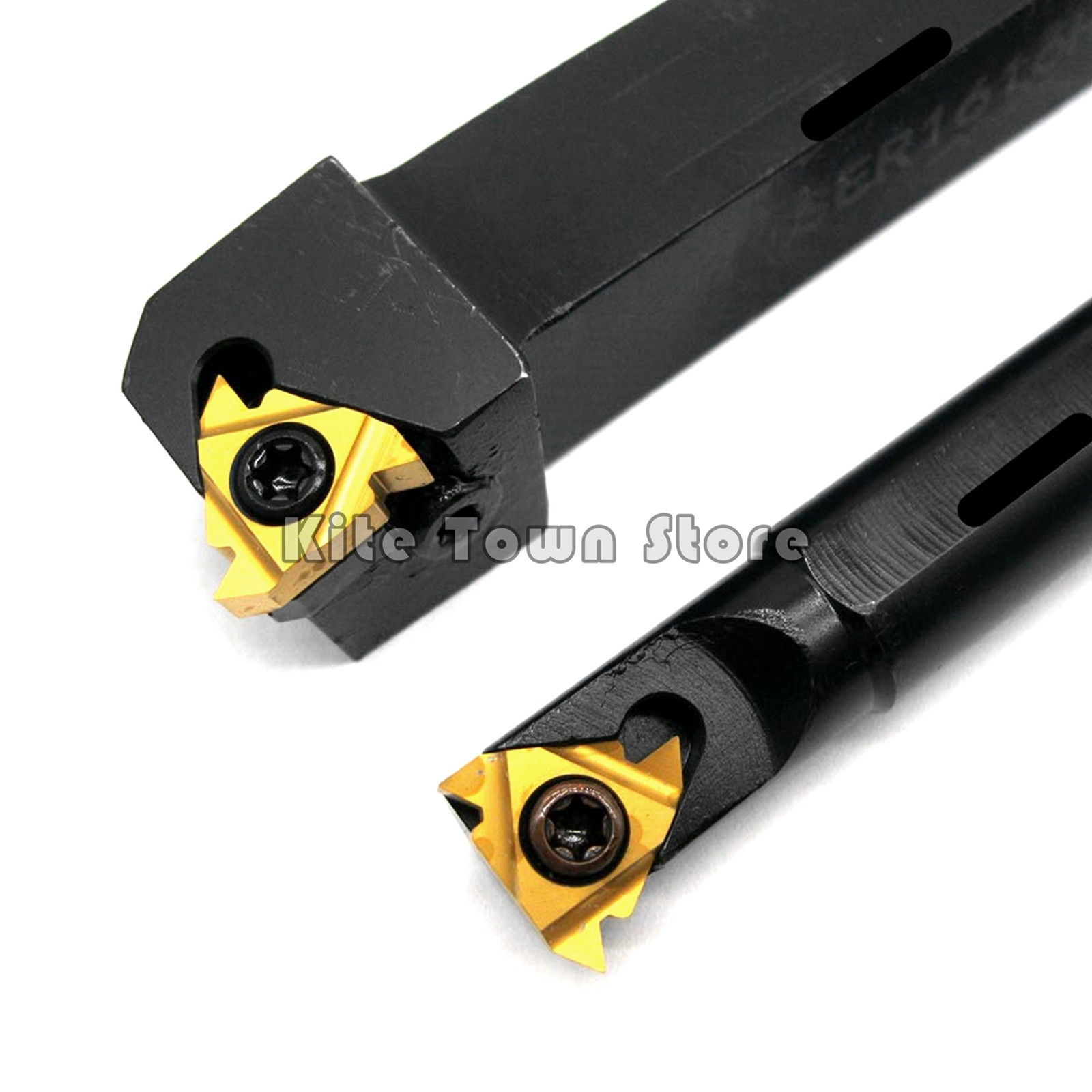 10PCS 16IR AG60 CNC Carbide Insert Lathe Indexable Threading Cutting Blades
