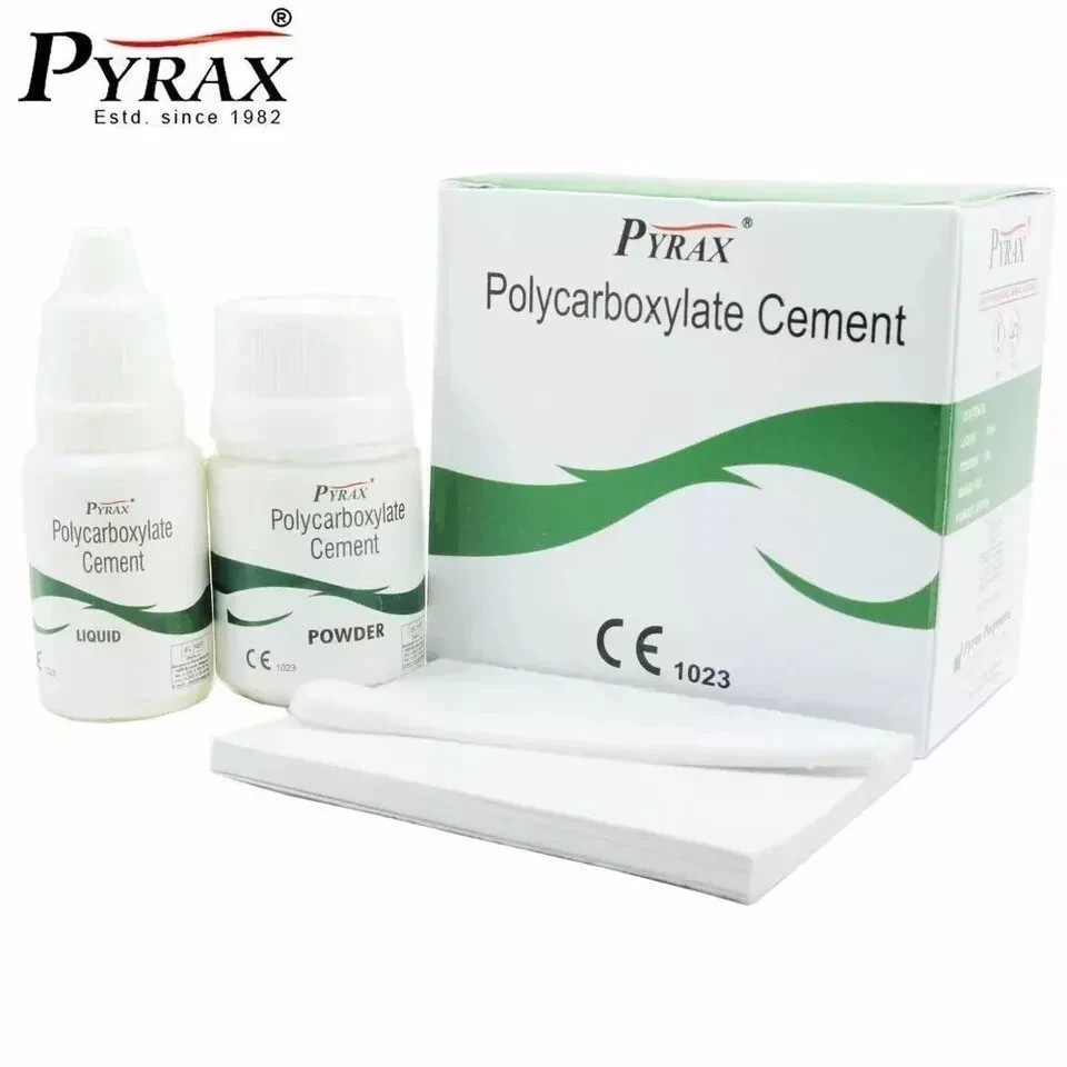 Pyrax Polycarboxylate Cement Temporary Fillings & Fillings of Deciduous Teeth