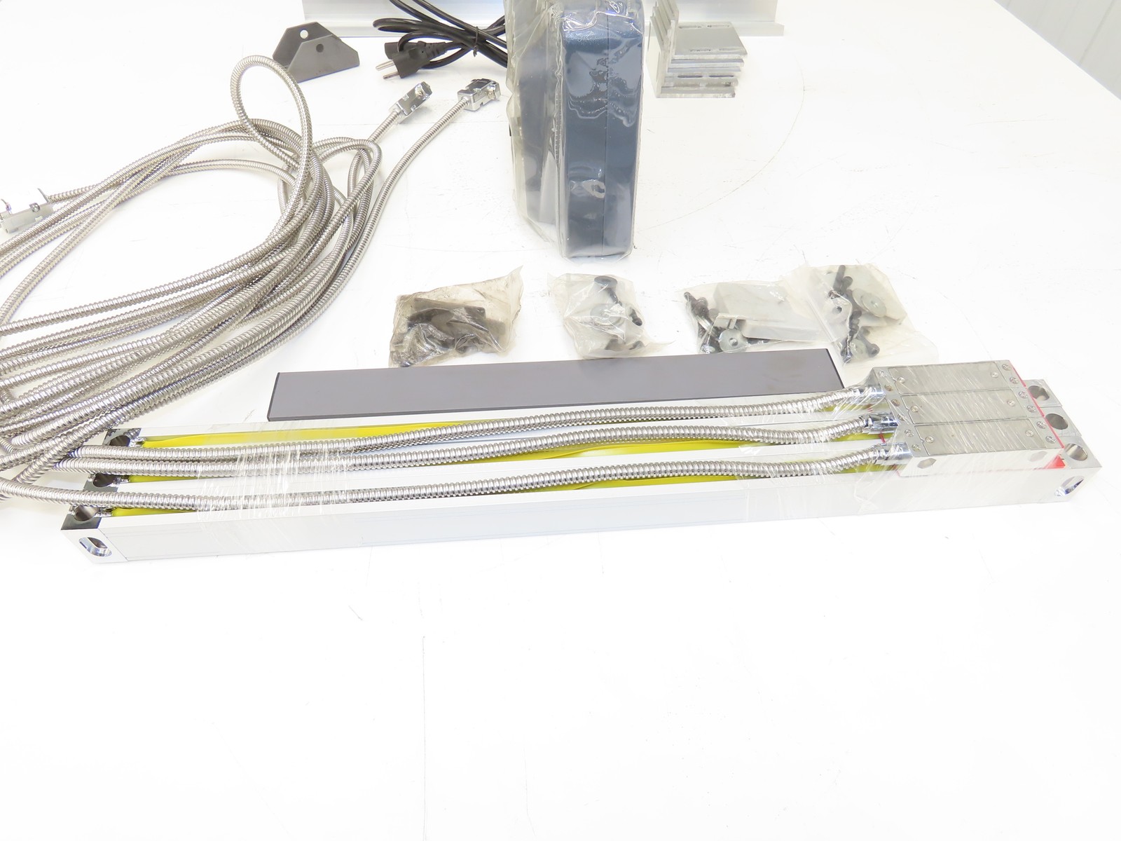 ToAuto DRO-3Axis HMI Controller Panel Push Button W/ Linear Scales Mount & Cord
