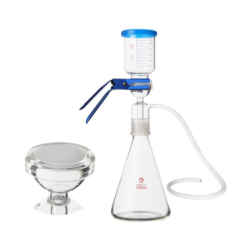 Lab Chemistry Glassware: Sand Core Filter Set, Erlenmeyer Flask, 250-5000ml