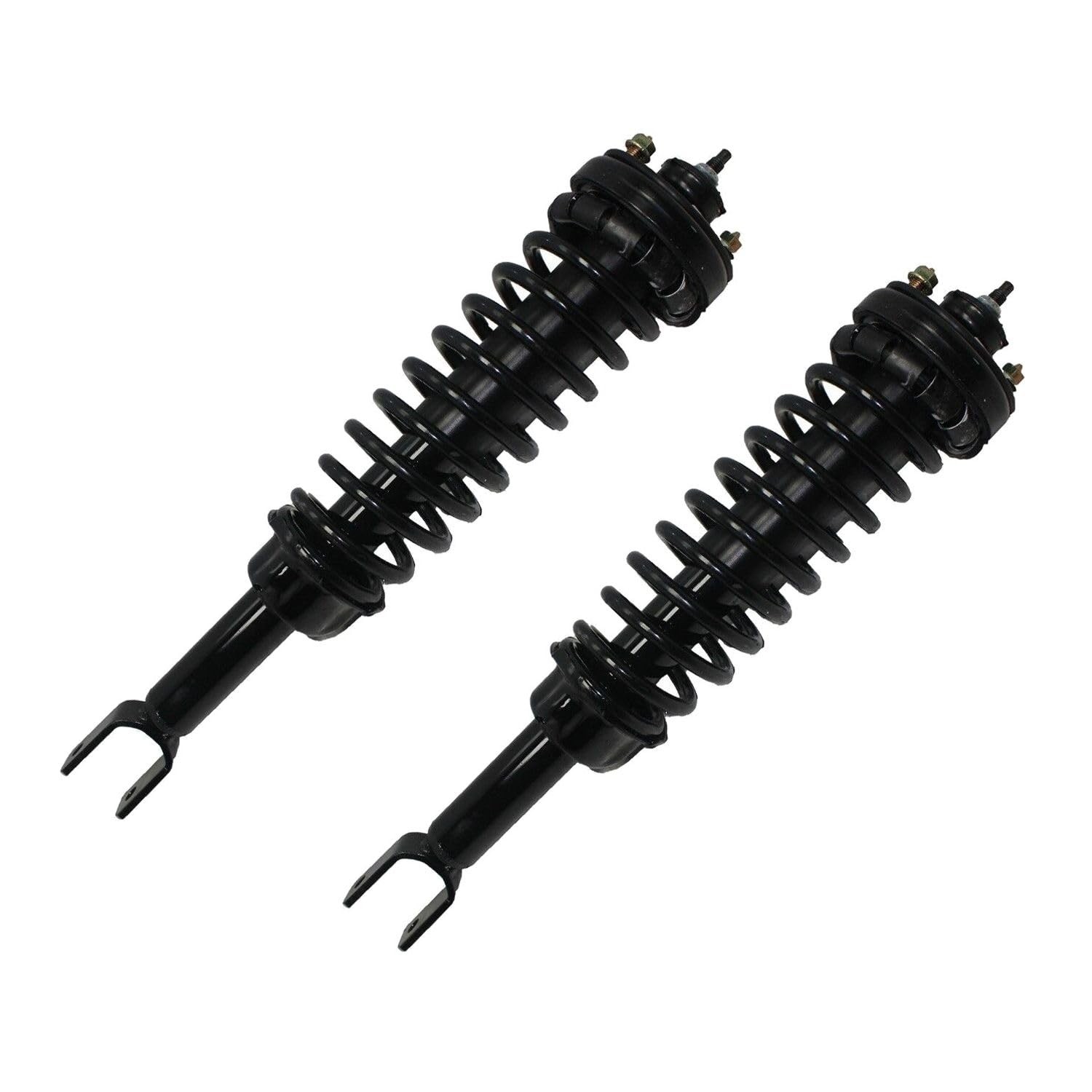 2 Rear Complete Struts Springs Black Coil Assembly OE TS16949 171292 for X2