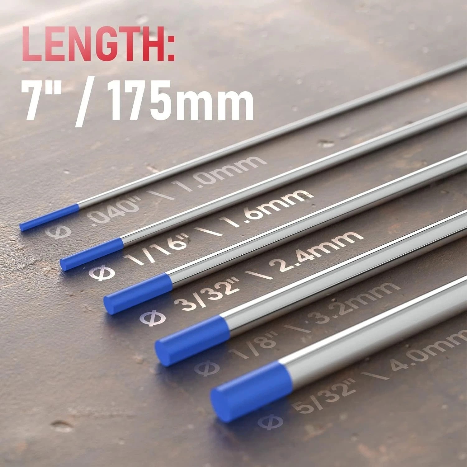2% Lanthanated TIG Welding Electrodes 5pk 1/16″ & 3/32″ Blue Kit