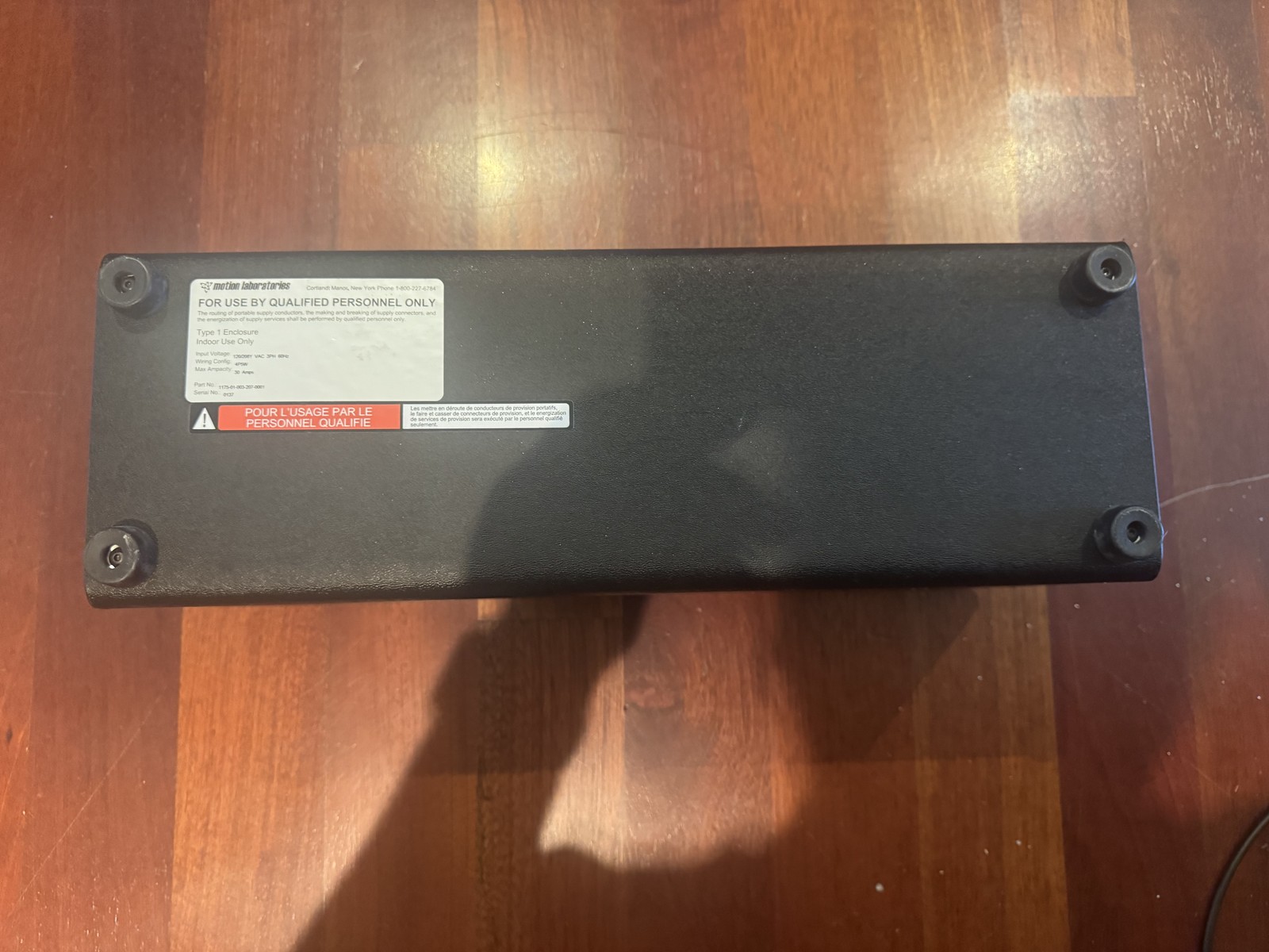 Motion Labs Power Distribution Stringer Box, Breakered, L21-30 In/Thru