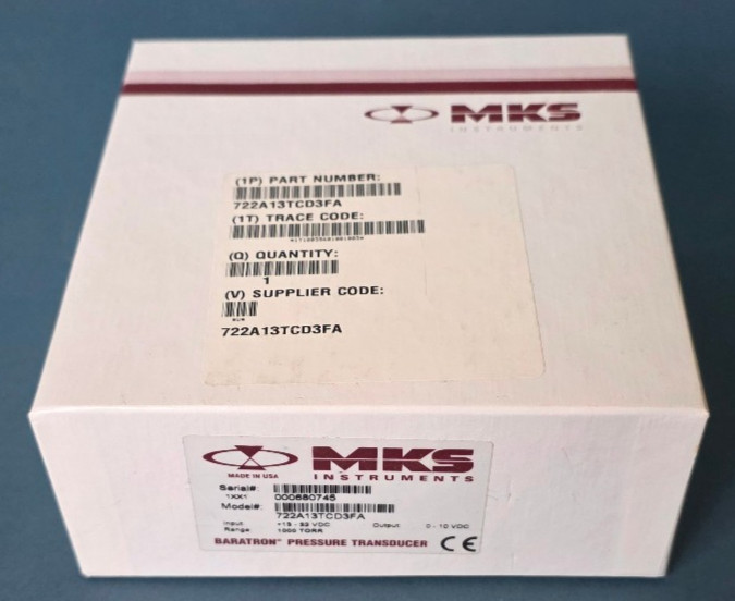 MKS BARATRON 722B11TCD2FA PRESSURE TRANSDUCER
