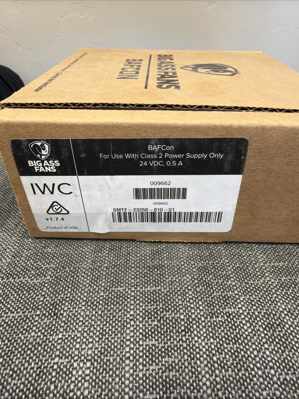 Big Ass Fans BAFcon SMTF-23250-010-01 Fan Controller Kit