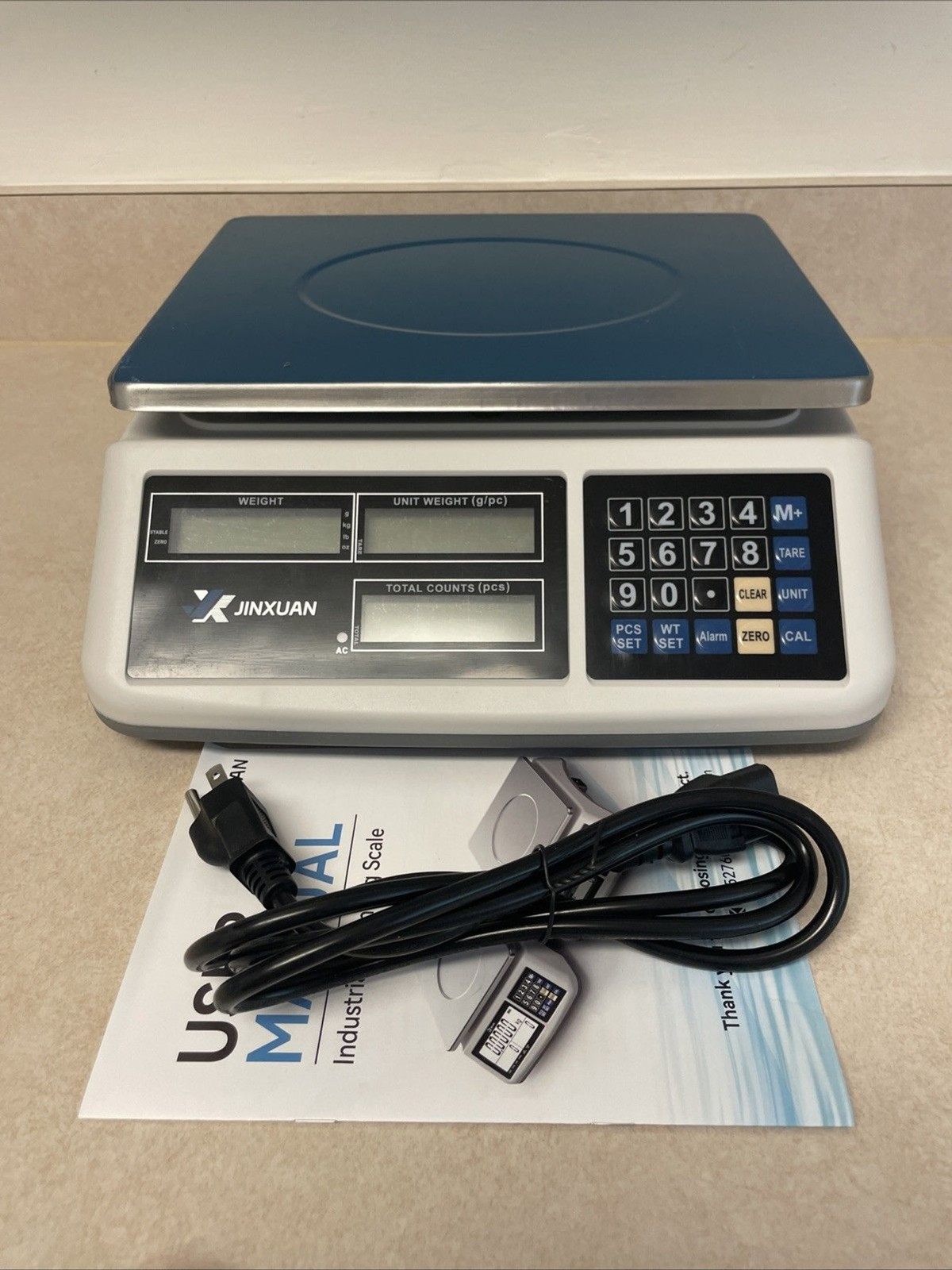 Industrial Counting Scale 30kg/66lb x 0.1g Precision Bench Counter Scale