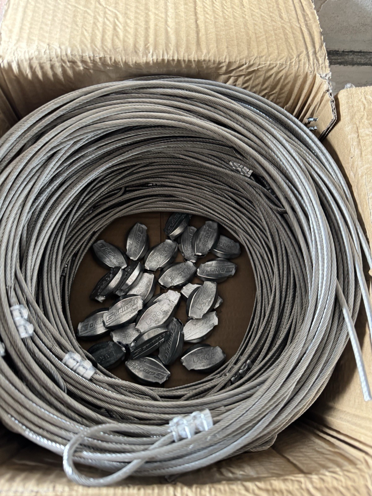 Marine Grade Stainless Steel Brace Cable Kit, With Gripple Plus Wire Joiner
