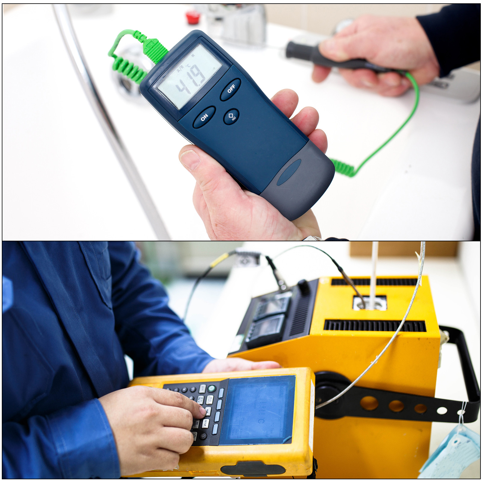 K Type Thermocouple Plug Temperature Sensor Probe -58 to 2012°F Stainless Steel