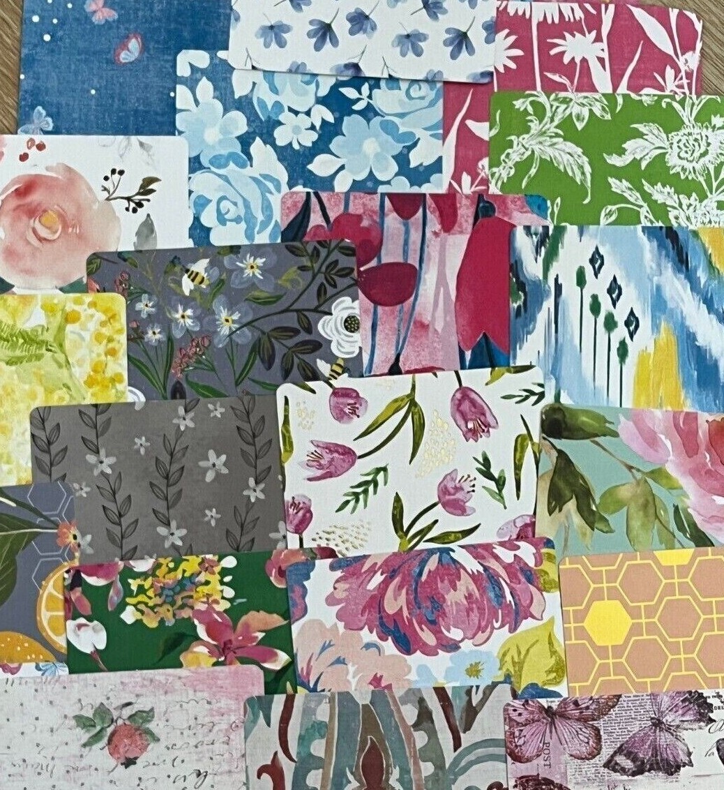 Journal Cards Junk Journal 50 ct Scrapbook Supplies DESTACH Decorative paper