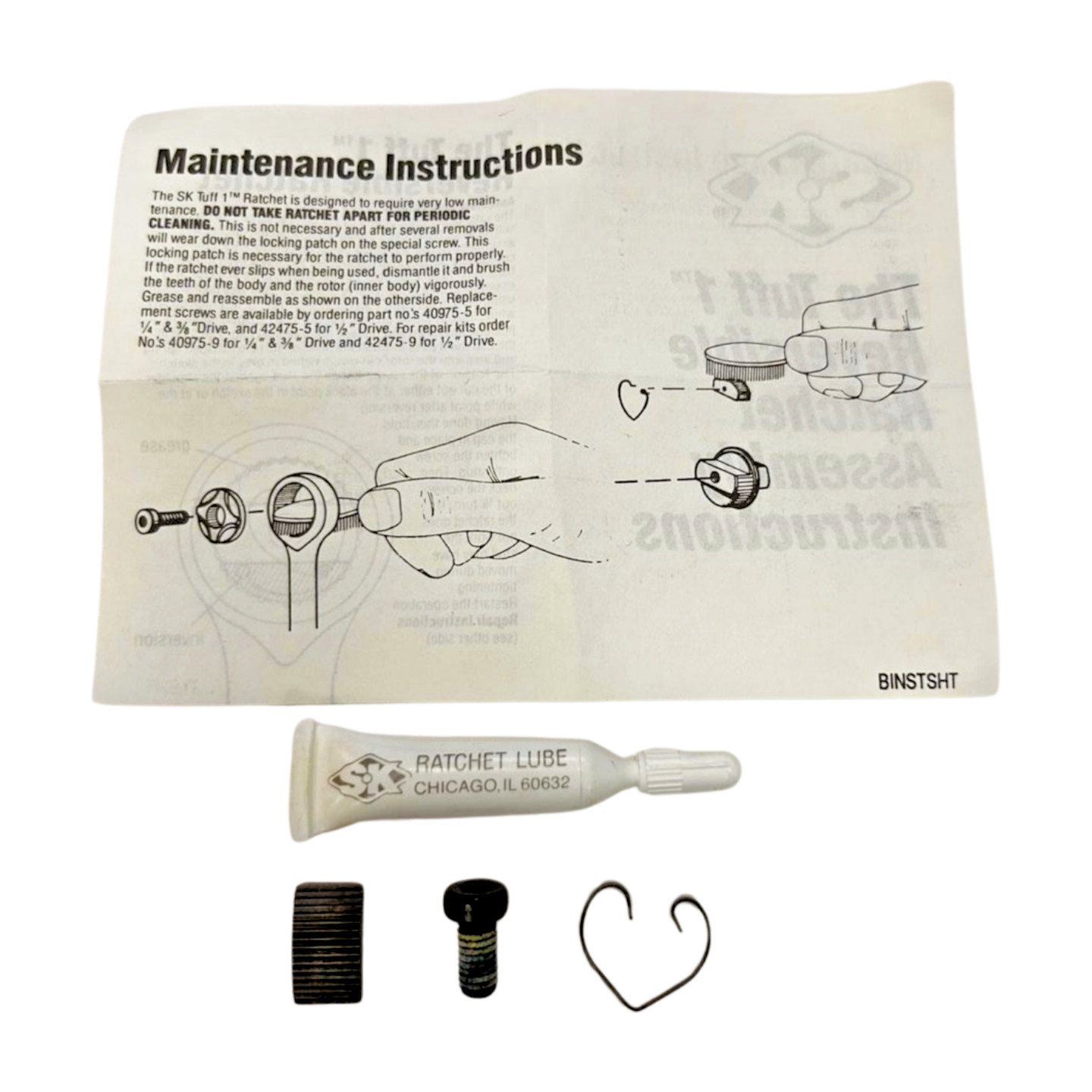 SK Hand Tools 42475-9 Professional Ratchet Repair Kit Made in USA