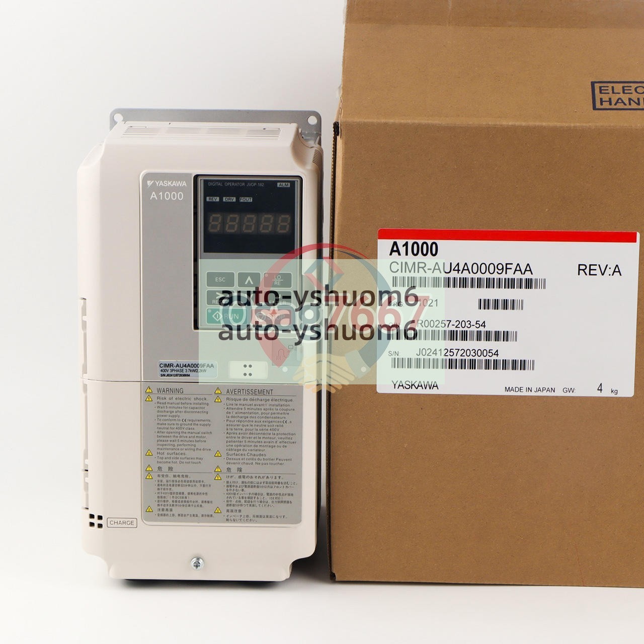 One YASKAWA A1000 AC Drive CIMR-AU4A0009FAA Frequency converter New