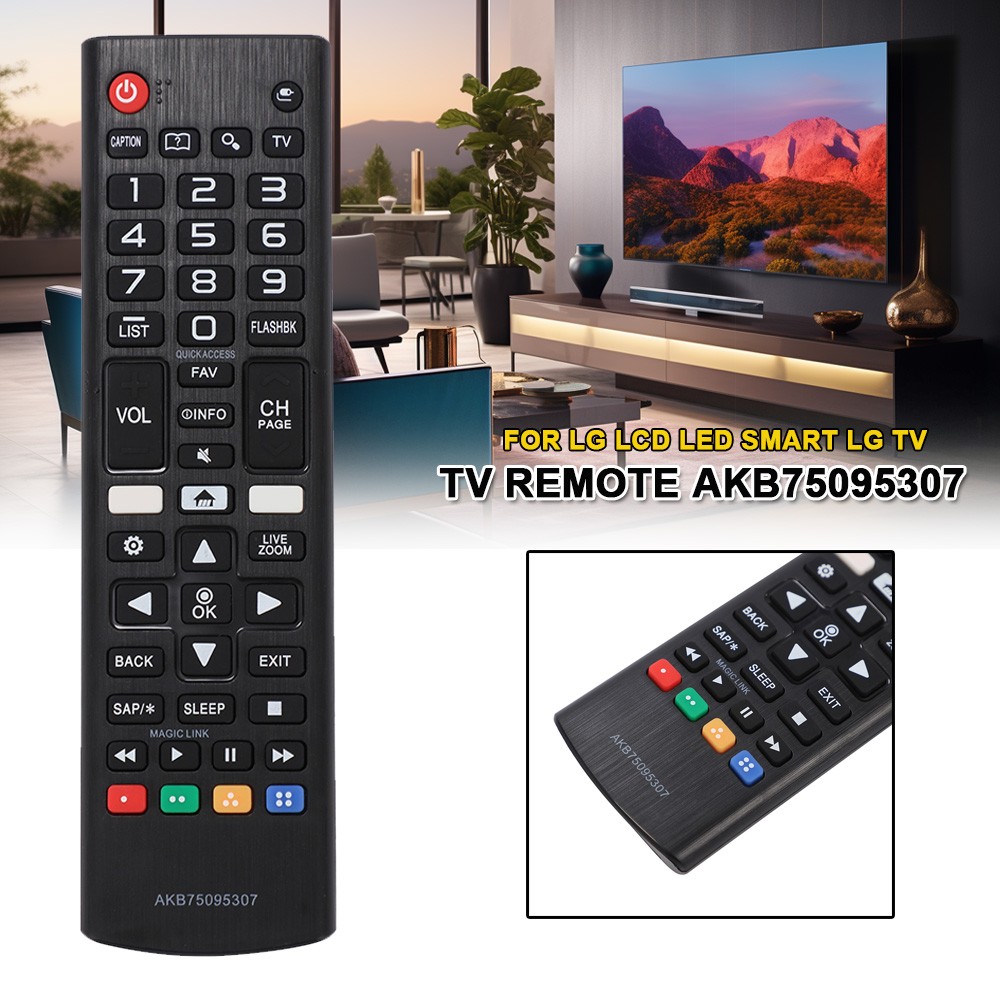 New Replacement TV Remote AKB75095307 For LG All Model LCD LED OLED Smart TV