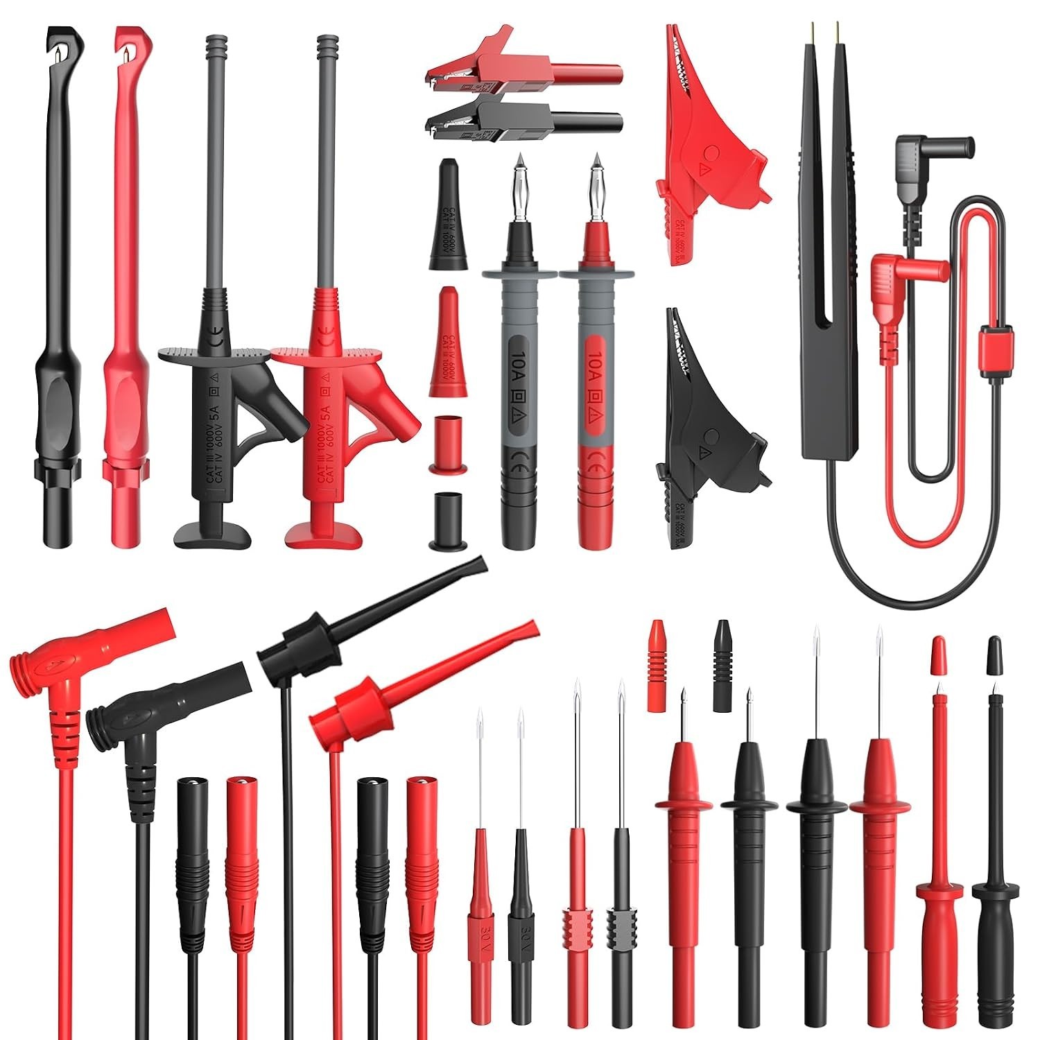 Electrical Testing Probes Set – 25PCS Multimeter Leads
