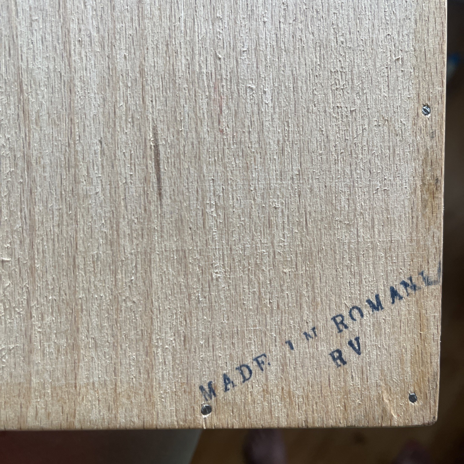 Vintage Beech Wood Divided Drawer Organizer Tray Dovetail Made In Romania»