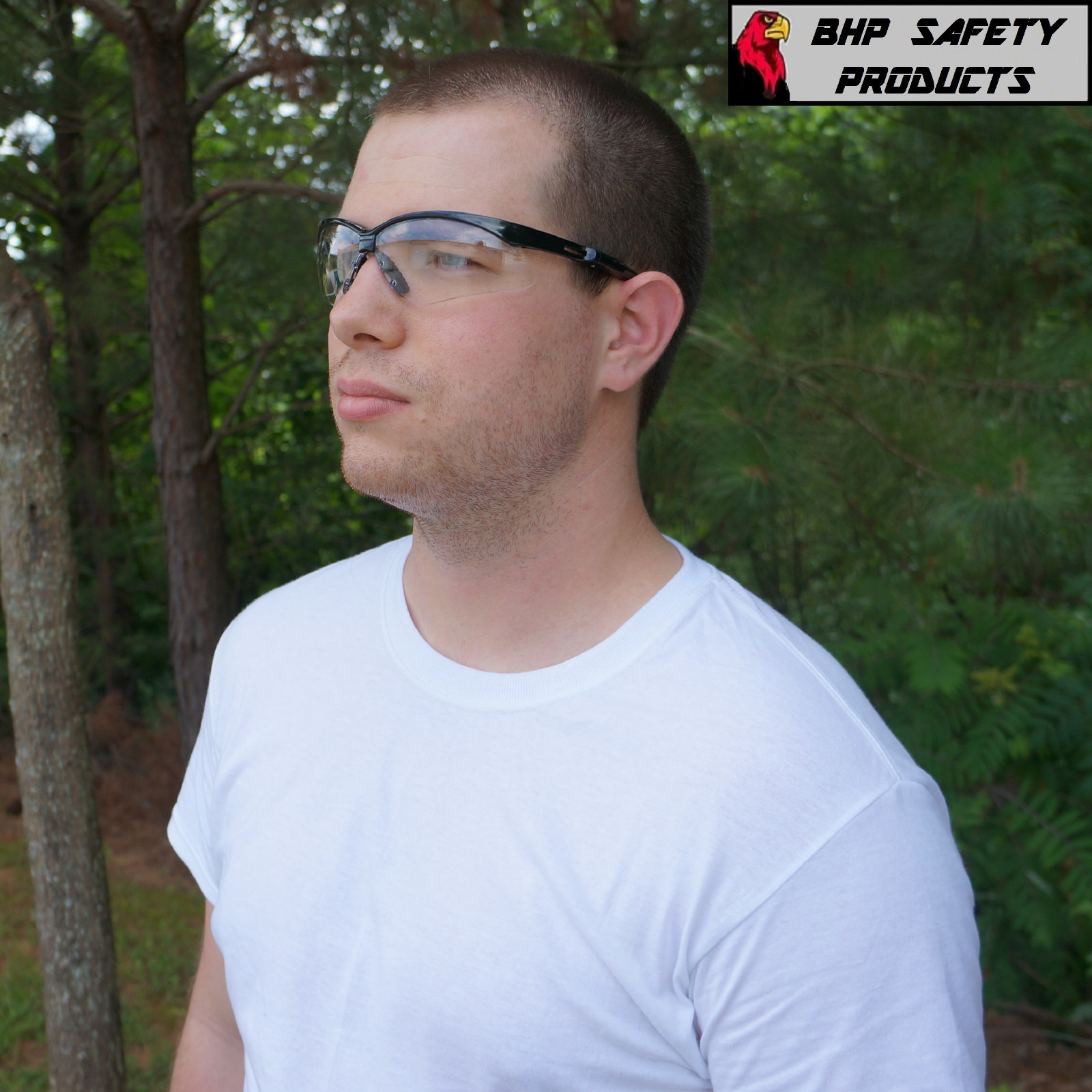 KLEENGUARD NEMESIS BLACK FRAME SAFETY GLASSES WORK CLEAR LENS 25676 (6 PAIR)