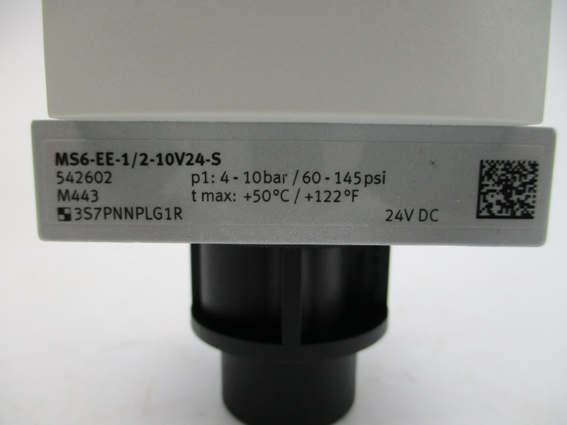 FESTO MS6-EE-1/2-10V24-S 542602 24VDC 60-145PSI 50’C/122’F NSMP