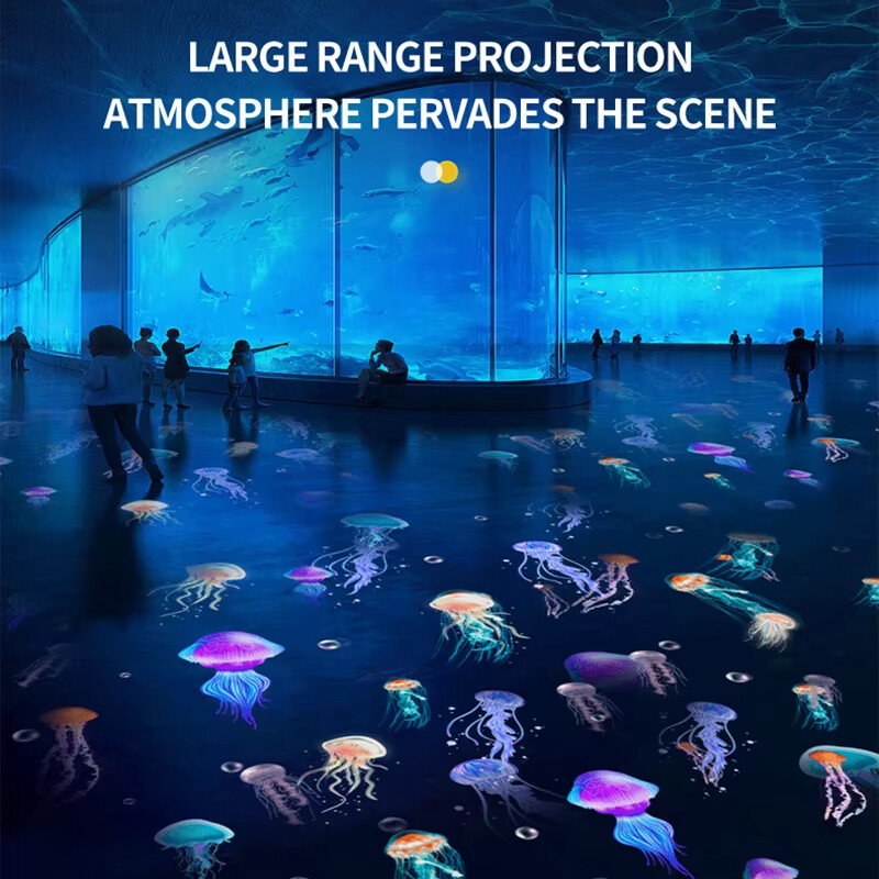 60W-600W Fish Dynamic Effect Pattern Projection Logo Gobo Projector Holiday Gift
