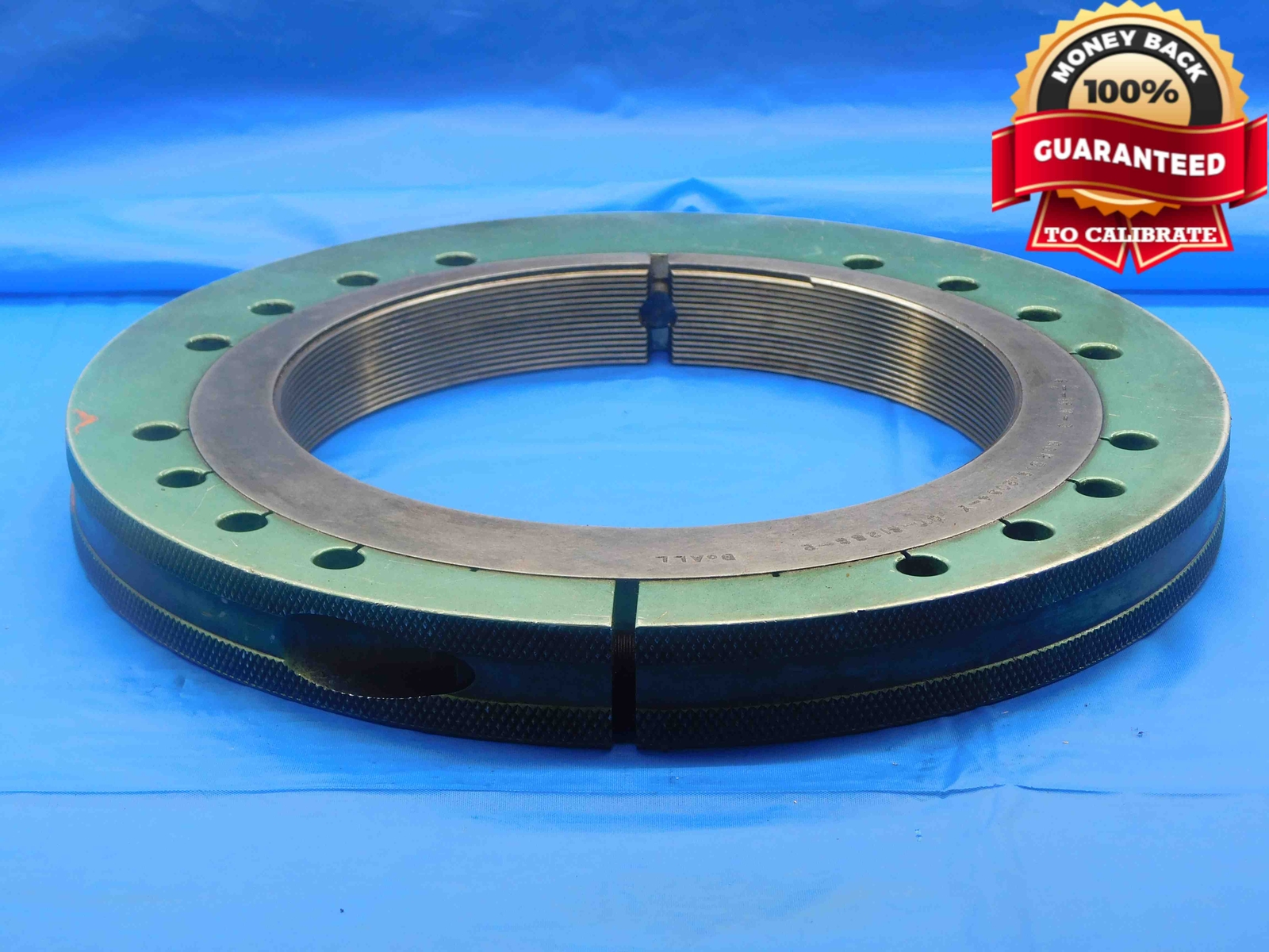 6 1/4 16 N 3 THREAD RING GAGE 6.25 6.250 6.2500 GO ONLY P.D. = 6.2094 CHECK