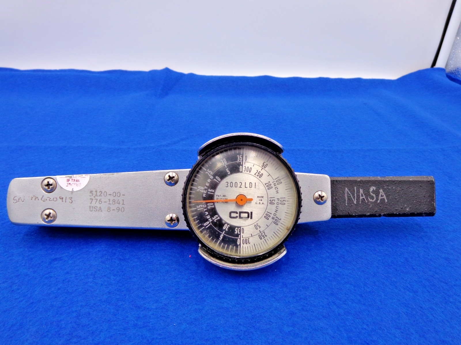 Consolidated Devices 3/8″ Drive Torque Wrench 0-300 in-lbs. CDI PN# 3002LDI