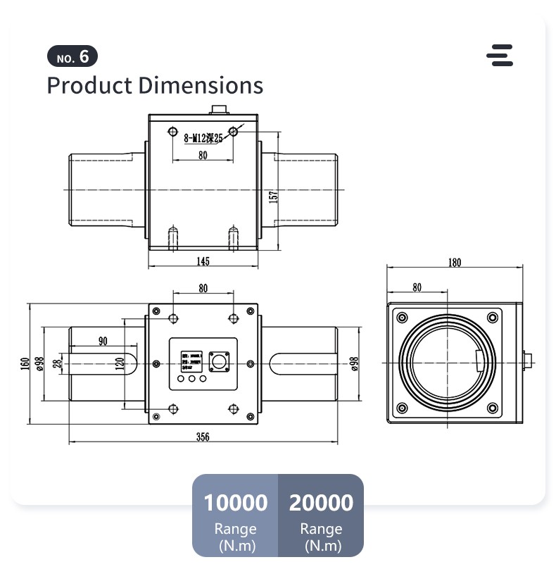 DAYSENSOR Dynamic Torque Transducer HighAccuracy LargeRange Rotating Measurement