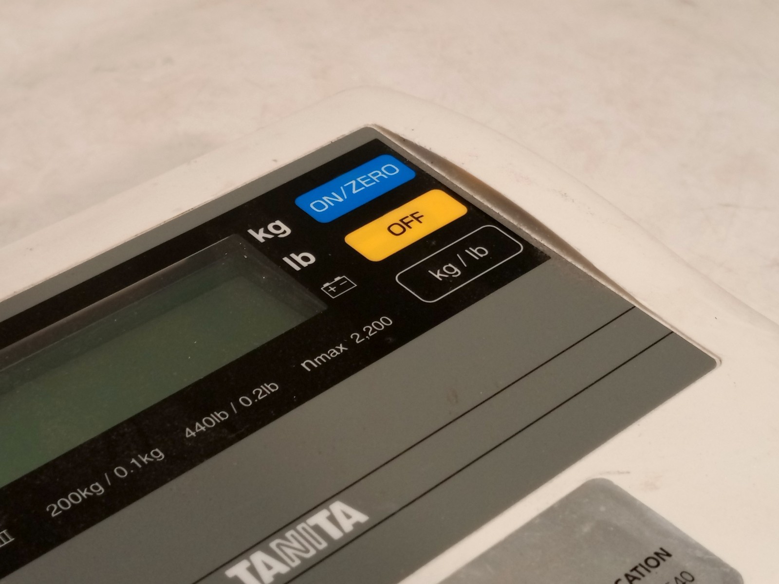 Tanita BWB-800A Class III Digital Scale Display, Made in Japan, Up to 440 Lbs