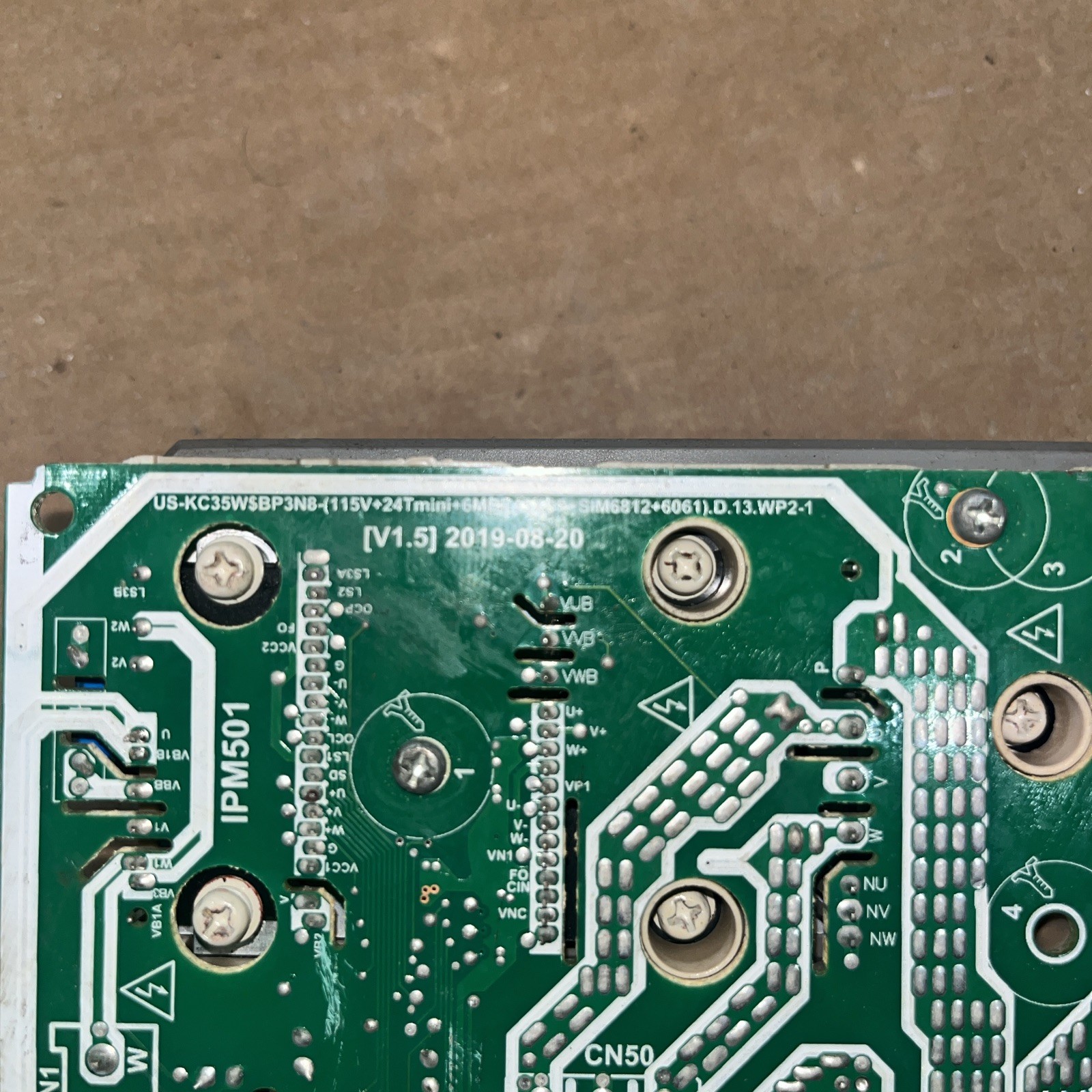 Midea 17122000048305 Control Board US-KC35W/BP3N8