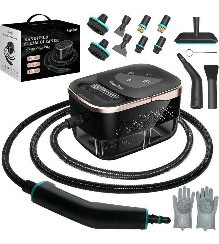 Steam Cleaner,15s Heat-Up 42.27oz Tank,2500w Handheld Steam Cleaner for Home