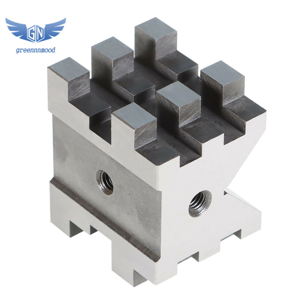 Multi-Use 2-3/8″ x 2-3/4″ x 2″ V-Block and Clamp Set Hardened Steel Precision