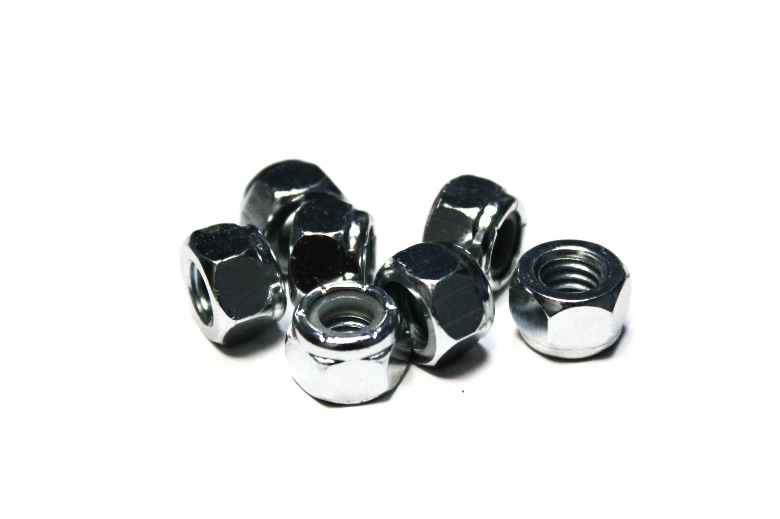(250)5/16″-18 Nylon Insert Lock Nuts (Zinc Plated) Nylock
