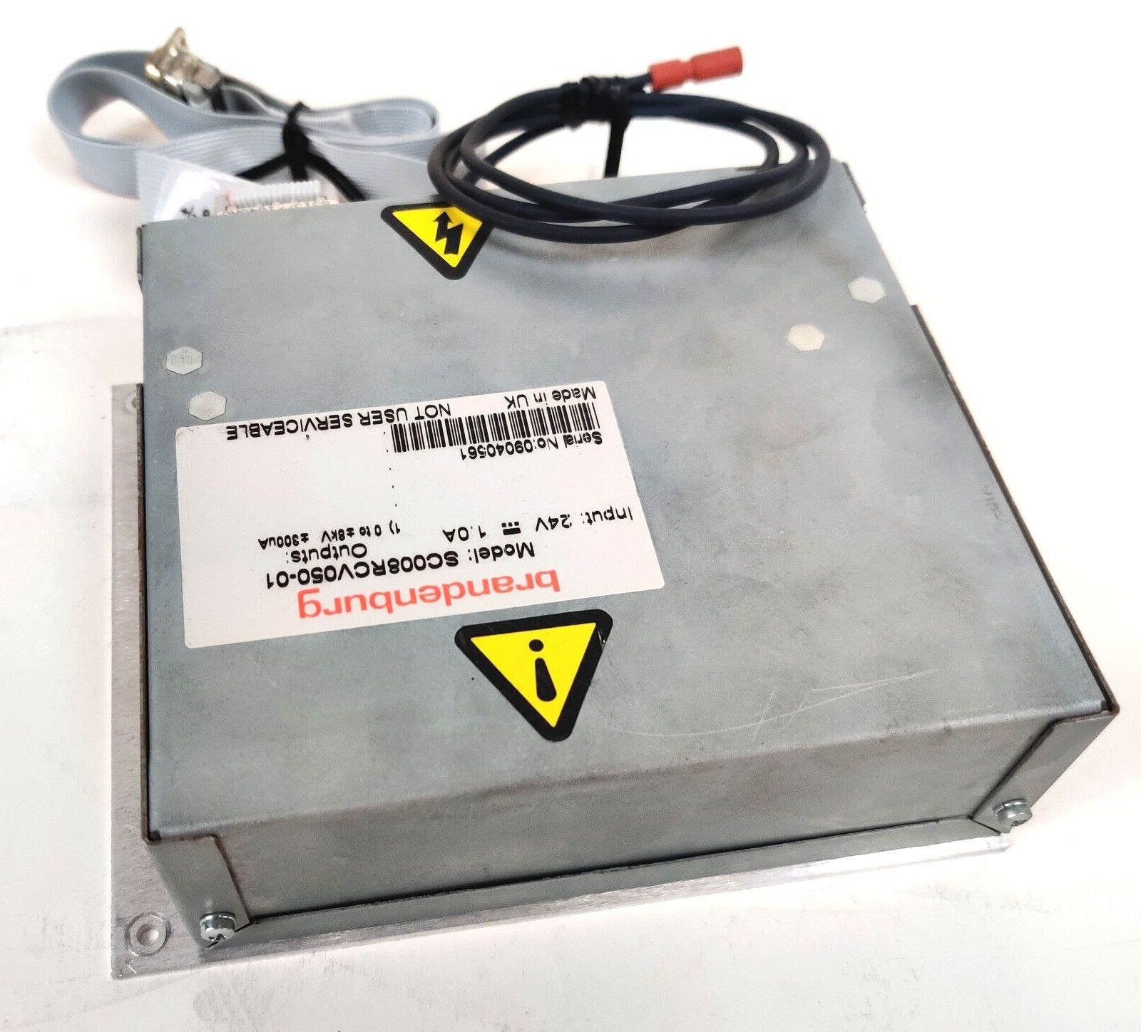 Brandenburg 8kV HV Power Supply 300uA SC008RCV050-01 PerkinElmer Flexar SQ 300