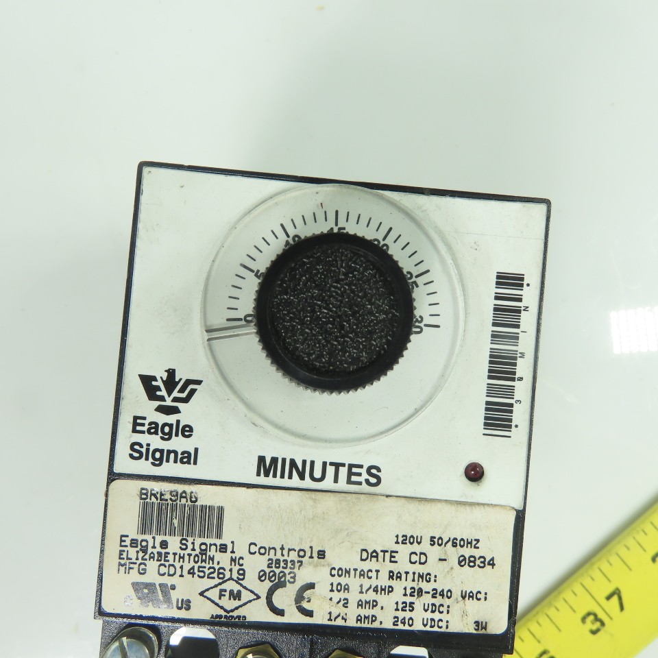 Eagle Signal BRE9A6 Electronic Reset Timer 120V 0-30Min