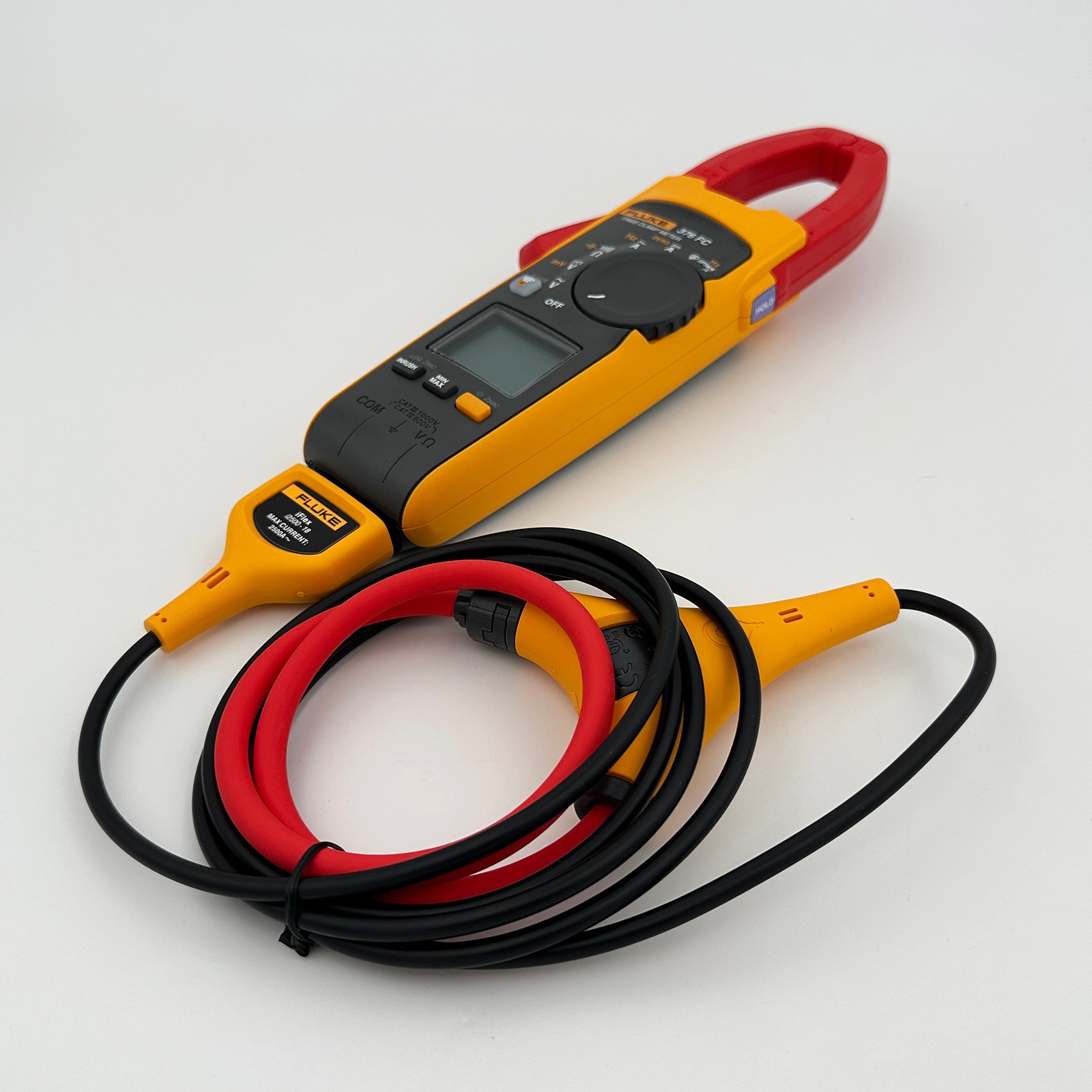Fluke 376 FC True-RMS AC/DC Volt Ohm Amp Clamp Meter WIFI Connection With iFlex