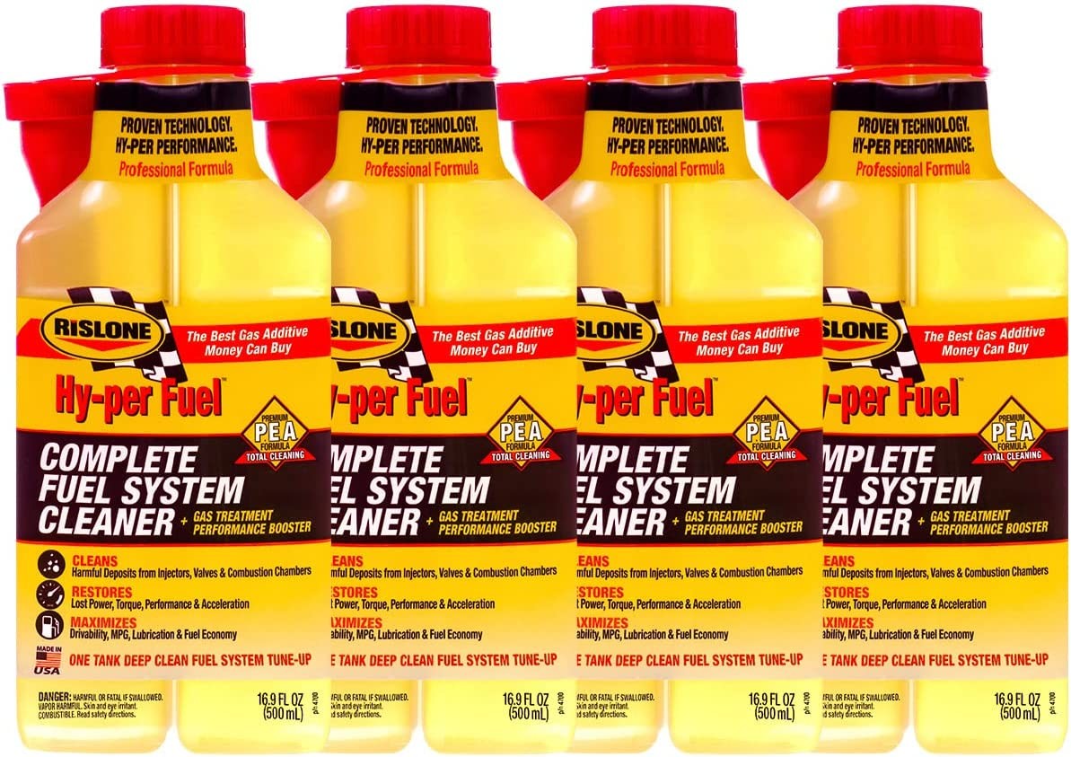 Rislone Hy-per Fuel Complete Fuel System Cleaner Gas (Pack of 4)