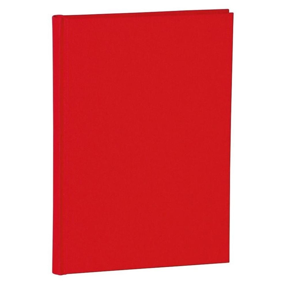 Classic Lined Notebook (Red) – A5