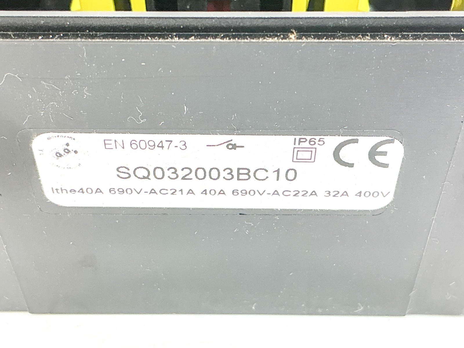 New ASI Giovenzana SQ032003BC10 Disconnect Switch 40A 690V- No Box