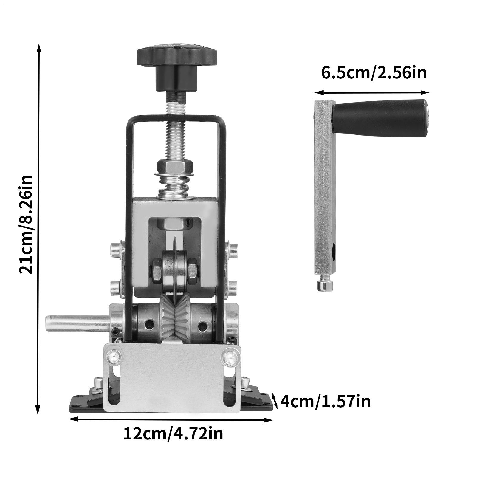 Manual Wire Stripping Machine Drill Powered Hand Crank Wire Stripper Tool 1-21MM