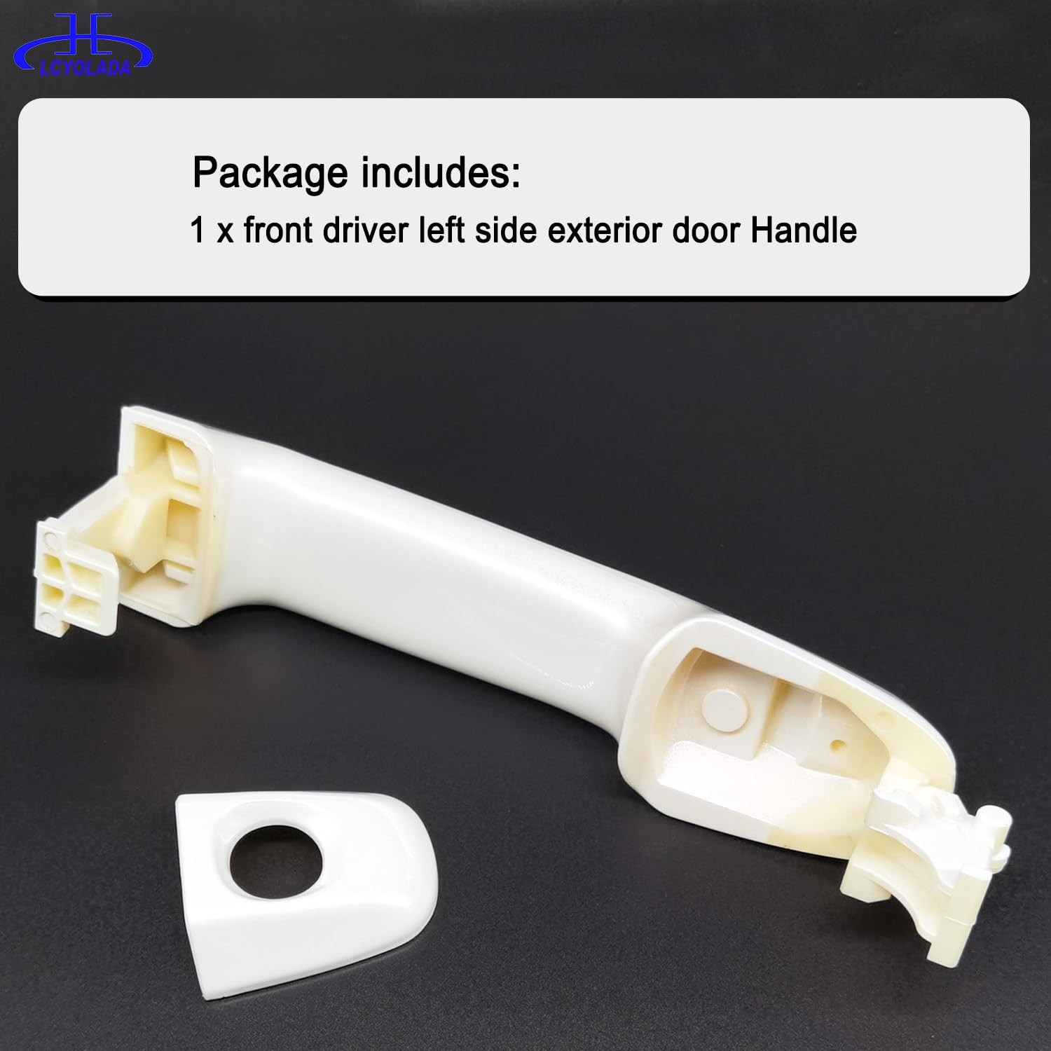 Front Left Driver Side Exterior Door Handle for Toyota Camry 2012-2017 White
