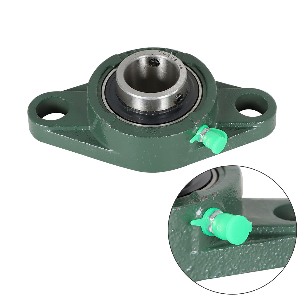 10PCS UCFL205-16 Pillow Block Flange Bearing 1″ Bore 2 Bolt Solid Base