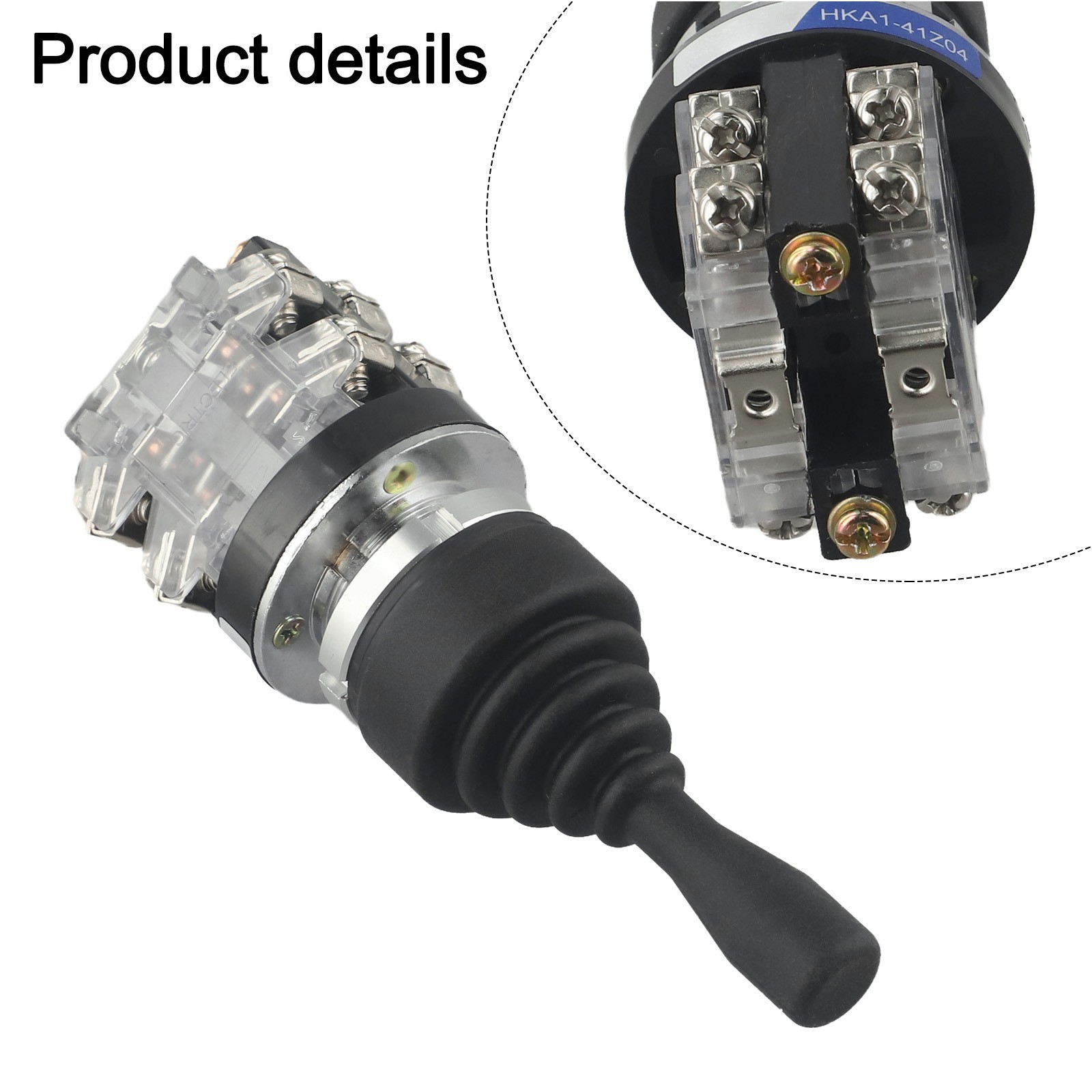 Joystick Switch with Water Oil Dust Resistant Cover for Industrial Use