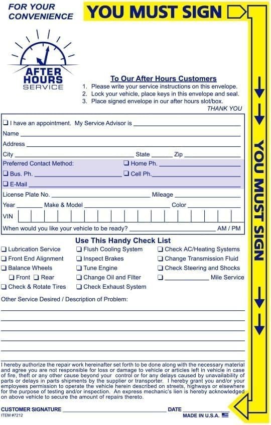 100 PCS After Hours Key Drop Envelopes 6×9 Inch 24 lb White Wove Top Opening