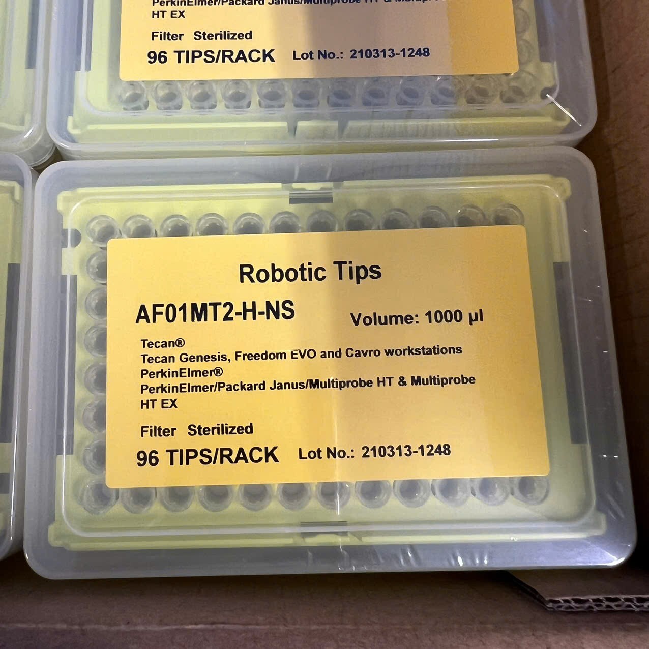 GEB AF01MT2-H-NS 1000μL Pre-Sterilized for Tecan Robotic Liquid Handler LiHa