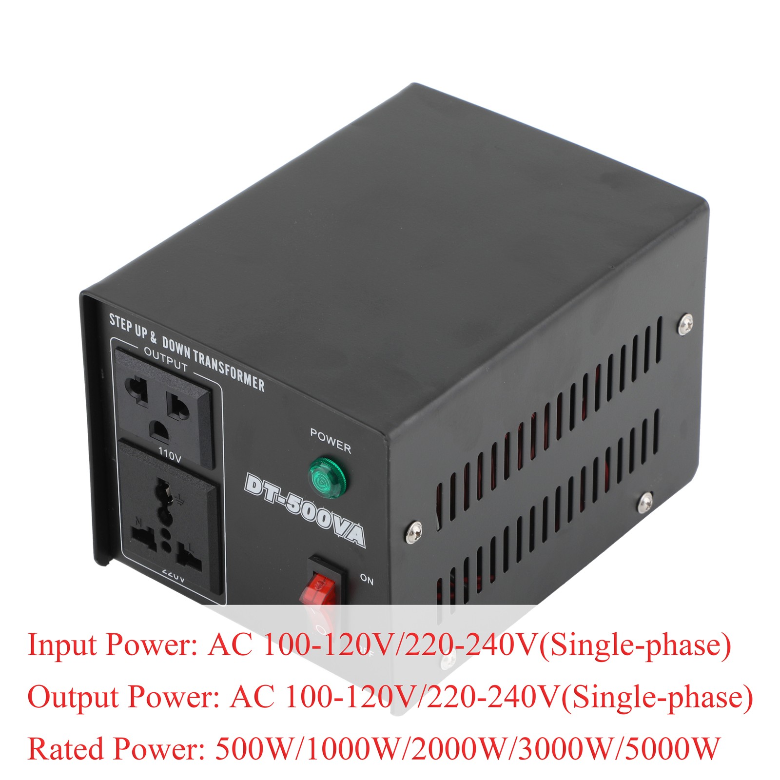 New Design Voltage Transformer Converter Step Up Step Down 500W AC 110V to 220V
